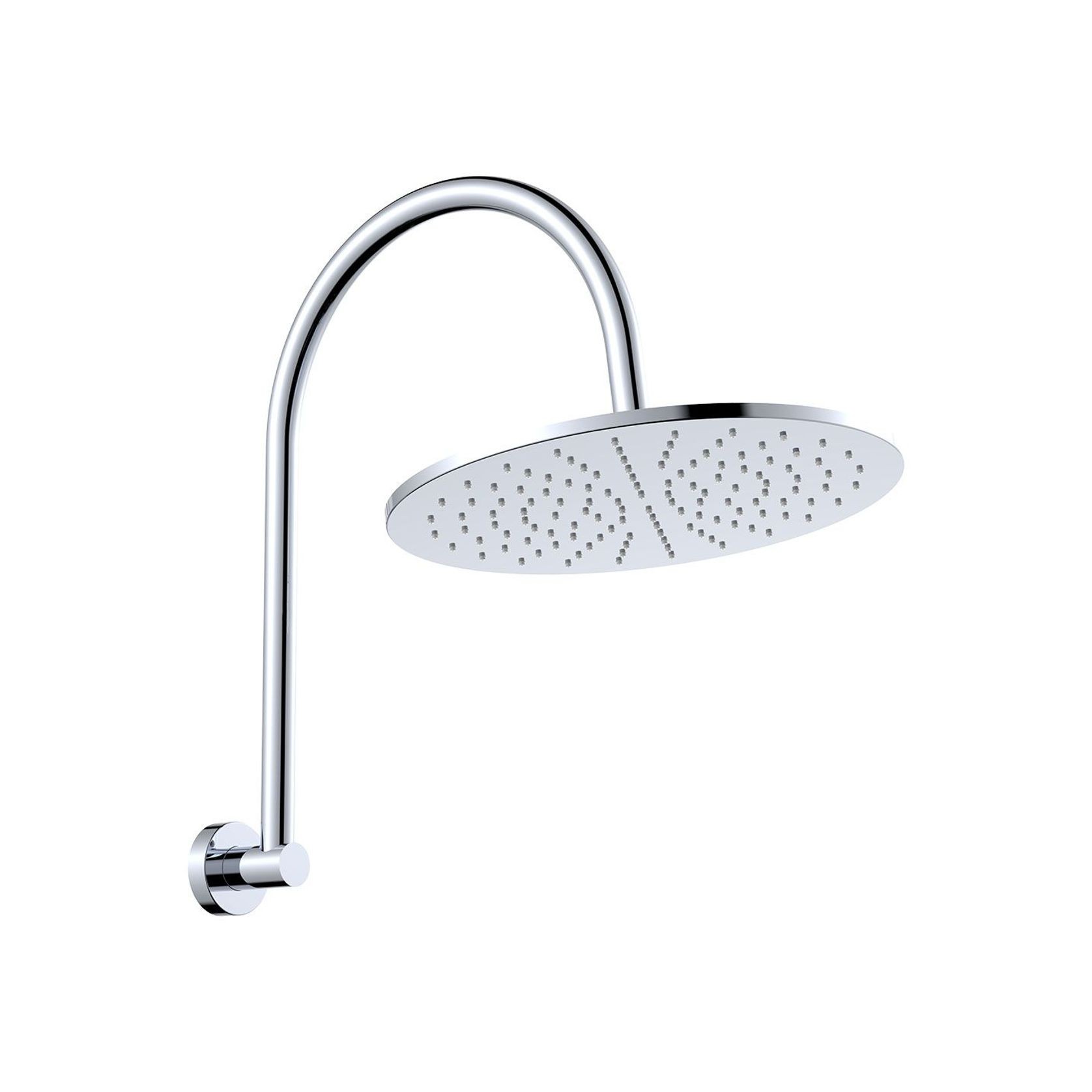 Empire Slim Curved Shower Arm Set gallery detail image