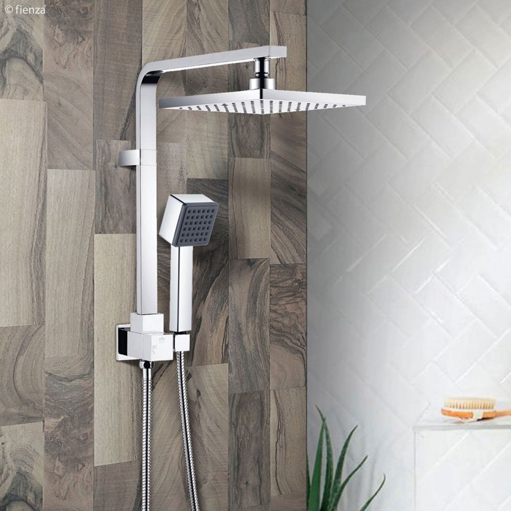 Modena Twin Half-Rail Shower gallery detail image