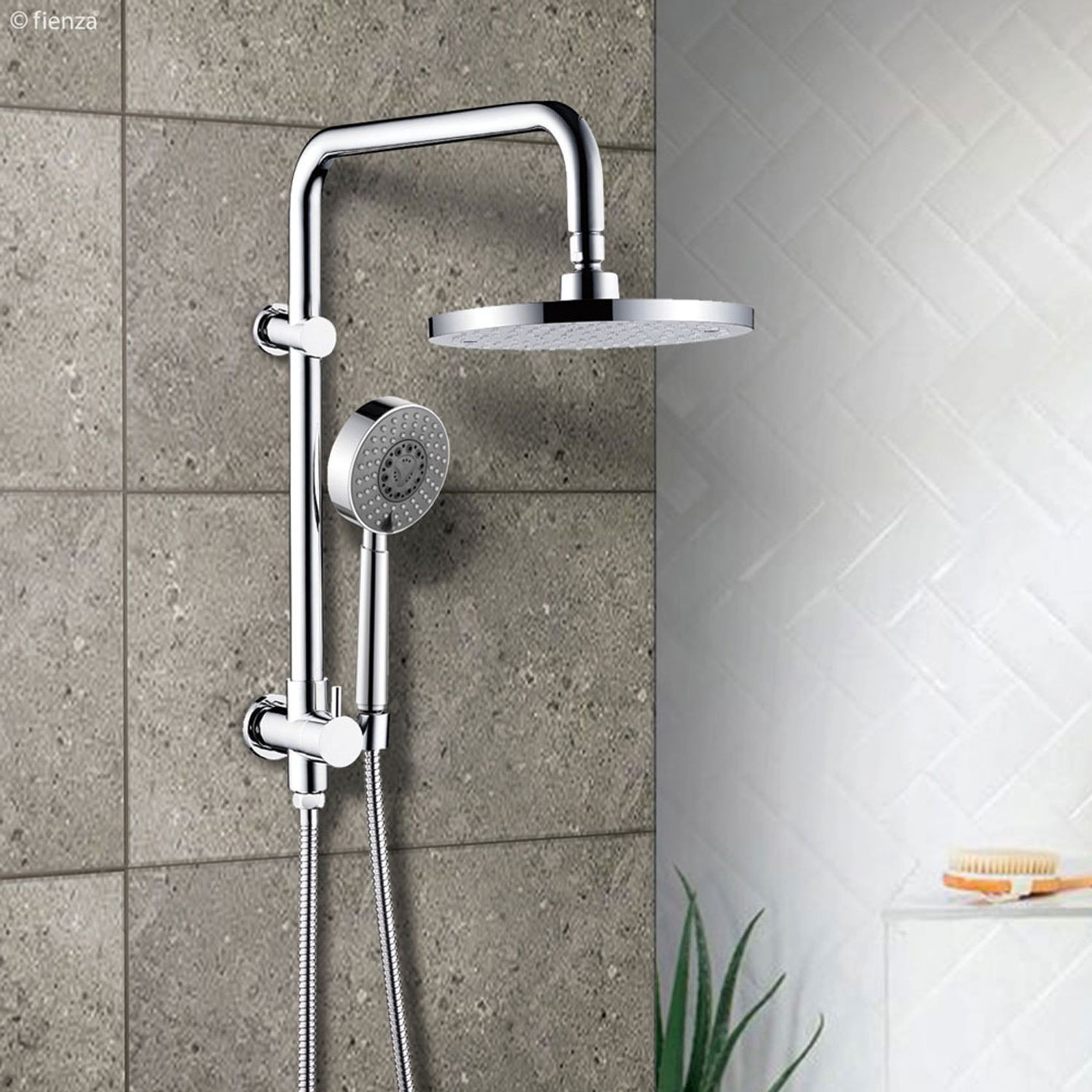 Isabella Twin Half-Rail Shower gallery detail image