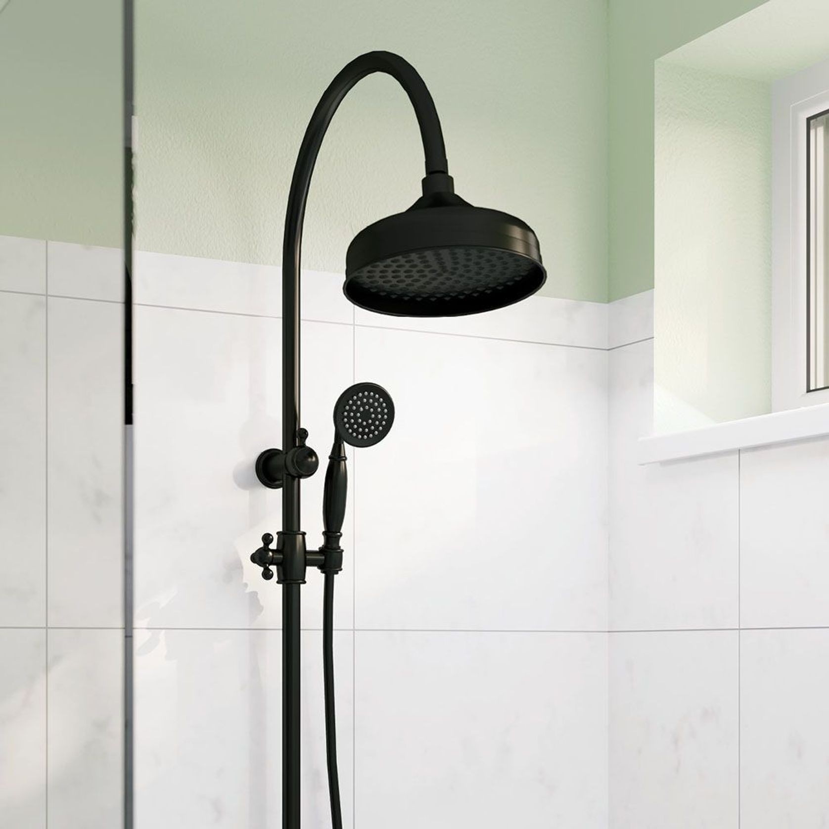Lillian Twin Shower Set gallery detail image