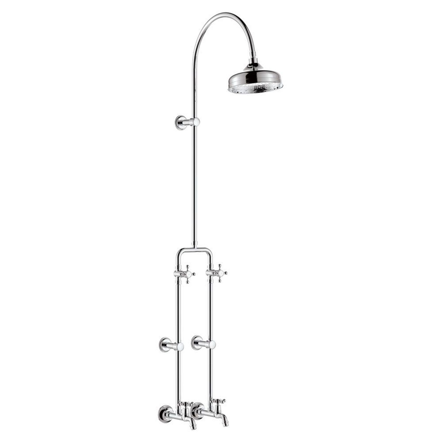 Lillian Exposed Rail Shower & Bath Set gallery detail image
