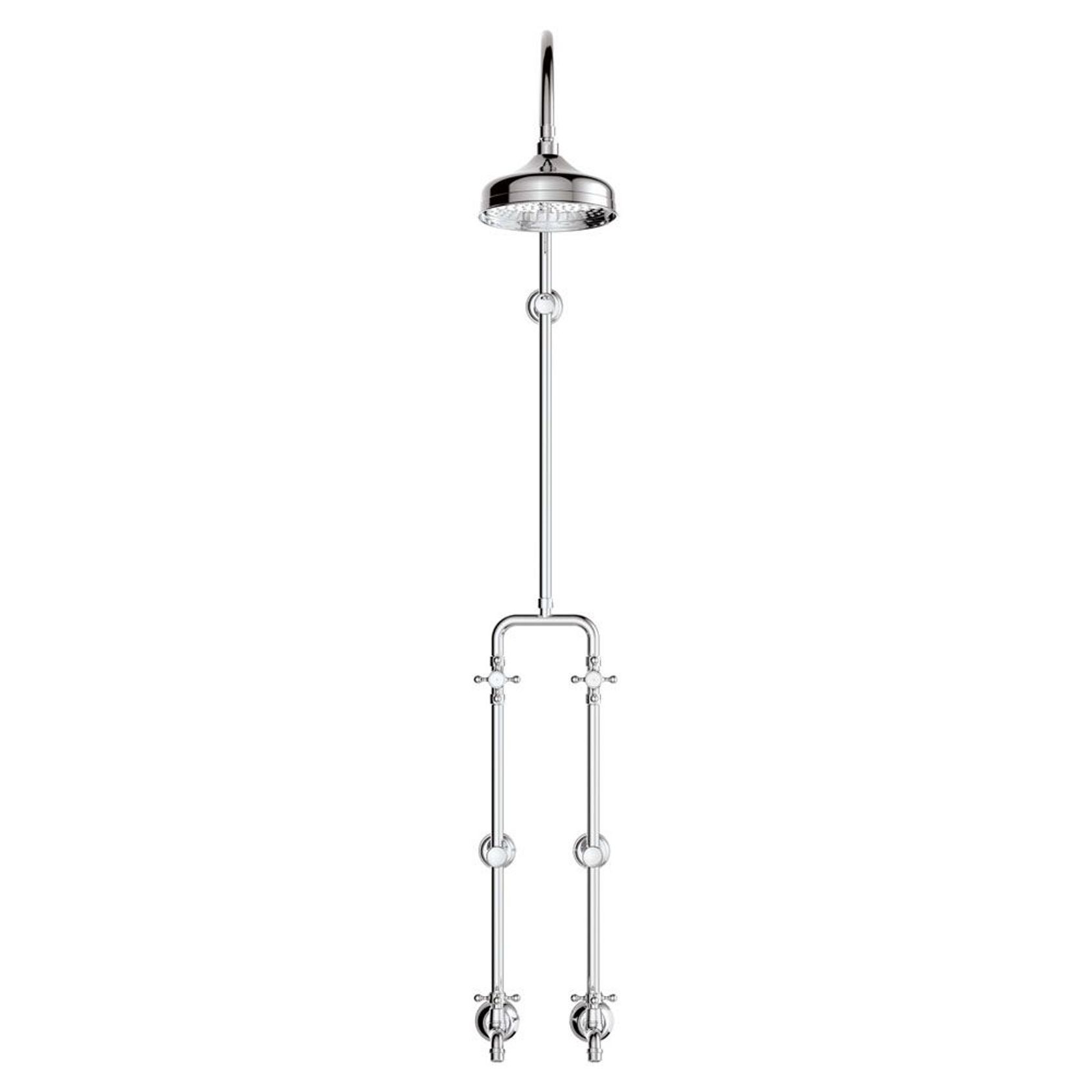 Lillian Exposed Rail Shower & Bath Set gallery detail image