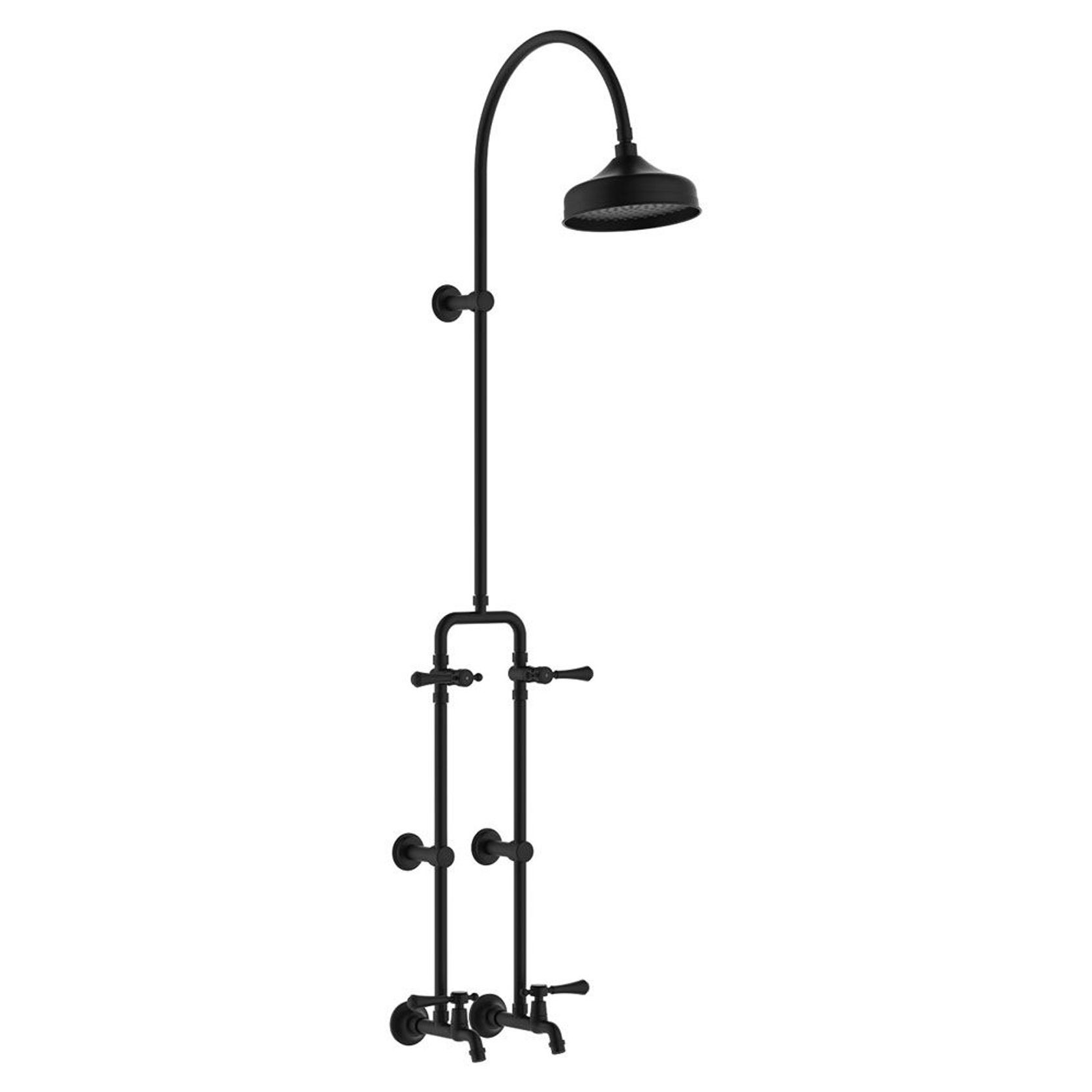 Lillian Exposed Rail Shower & Bath Set gallery detail image