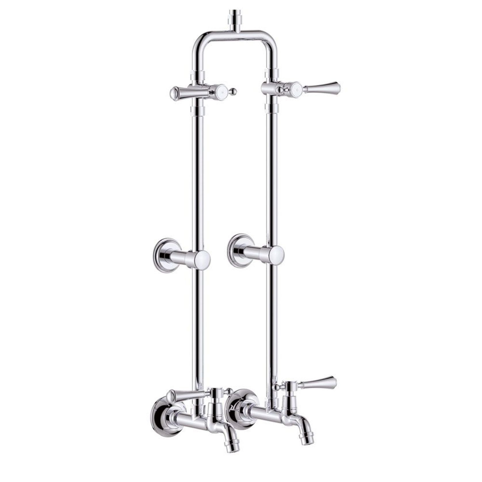 Lillian Exposed Rail Shower & Bath Set gallery detail image