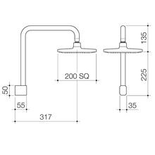 Luna Fixed Overhead Shower gallery detail image