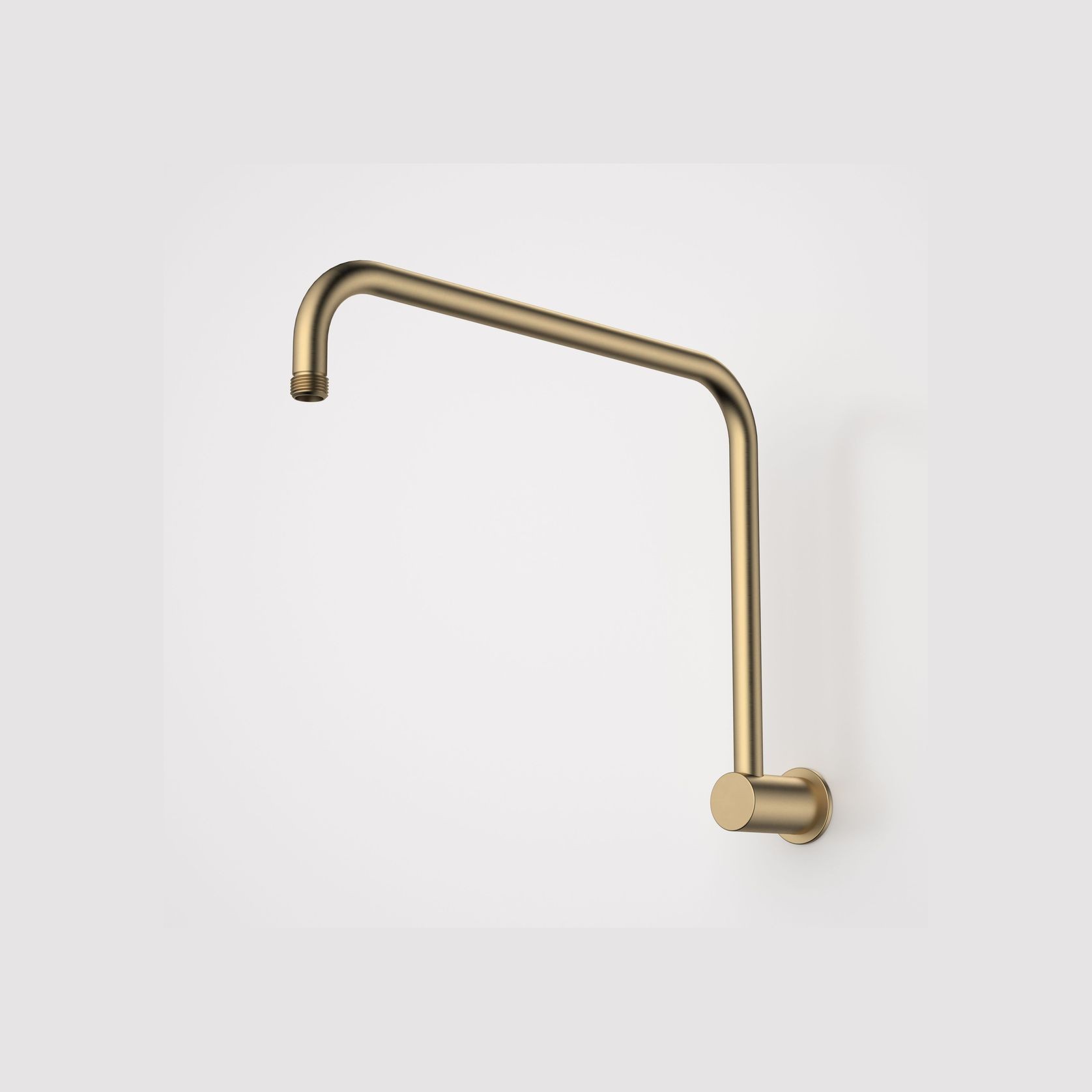 Caroma Upswept Shower Arm  | Brushed Brass gallery detail image