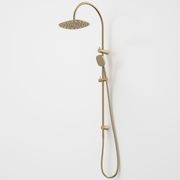 Contura II Rail Shower with Overhead  | Brushed Brass gallery detail image