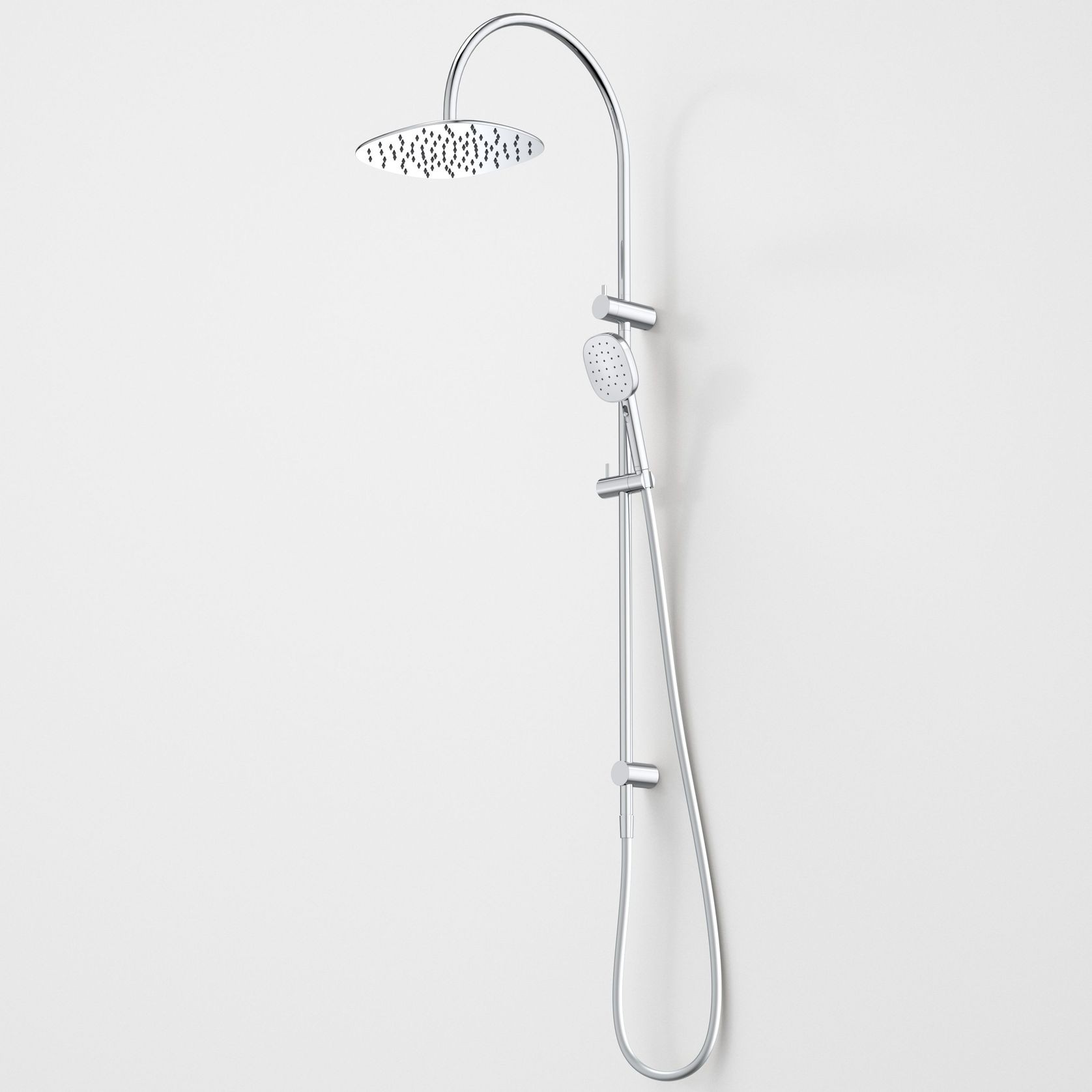 Contura II Rail Shower with Overhead  | Chrome gallery detail image