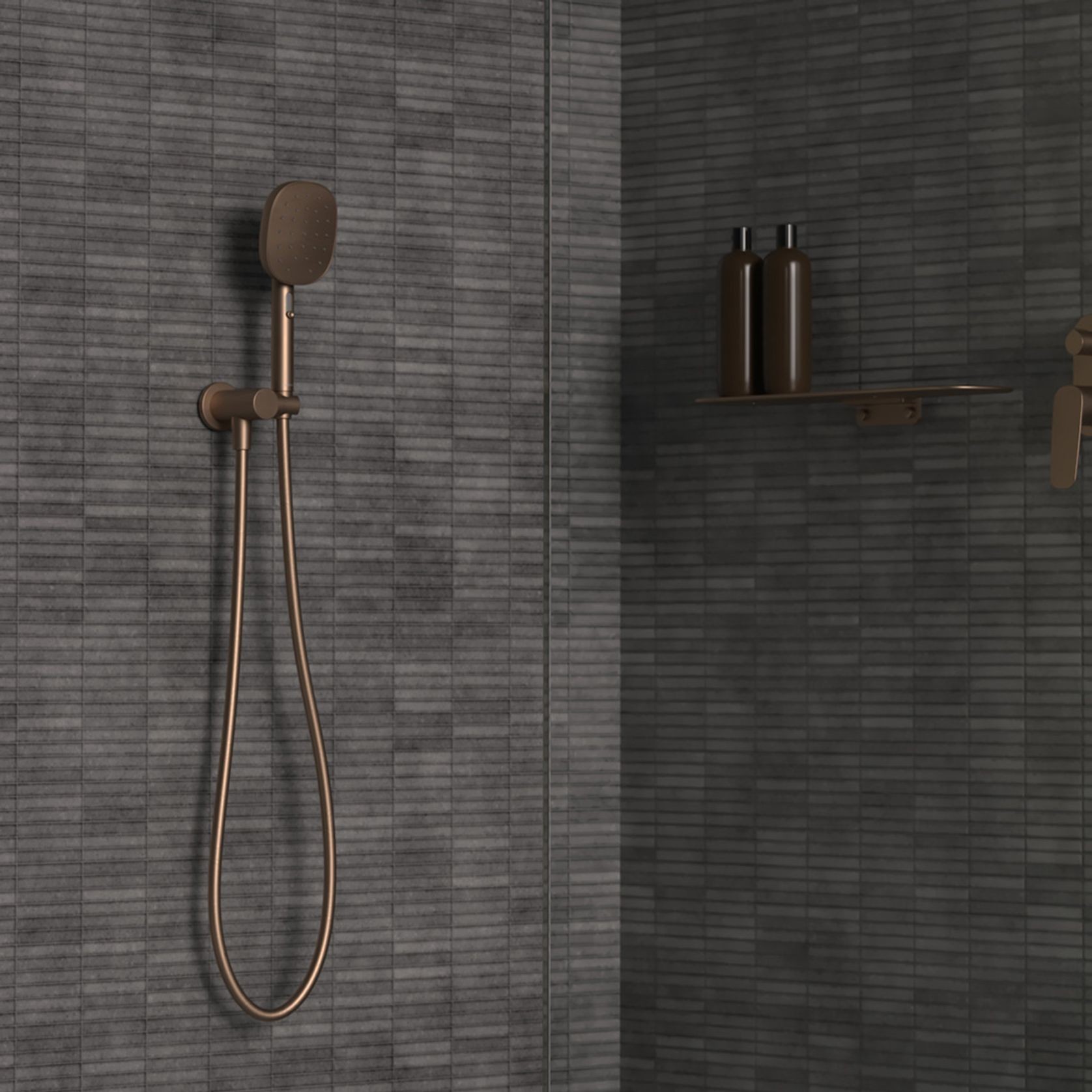 Contura II Handset  | Brushed Bronze gallery detail image