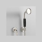 The Water Monopoly - Rockwell Straight Handshower On Hose With Wall Outlet, Parking Bracket & Metal/Coloured Shower Handle gallery detail image
