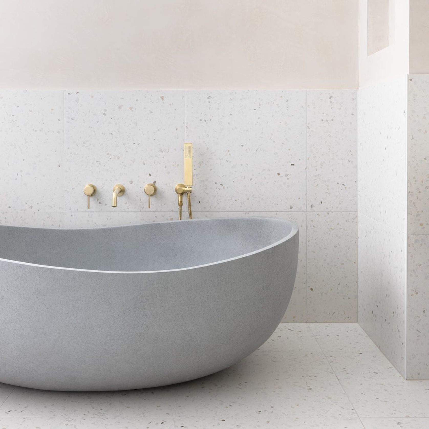 Rounded Rectangle Hand Shower Set gallery detail image