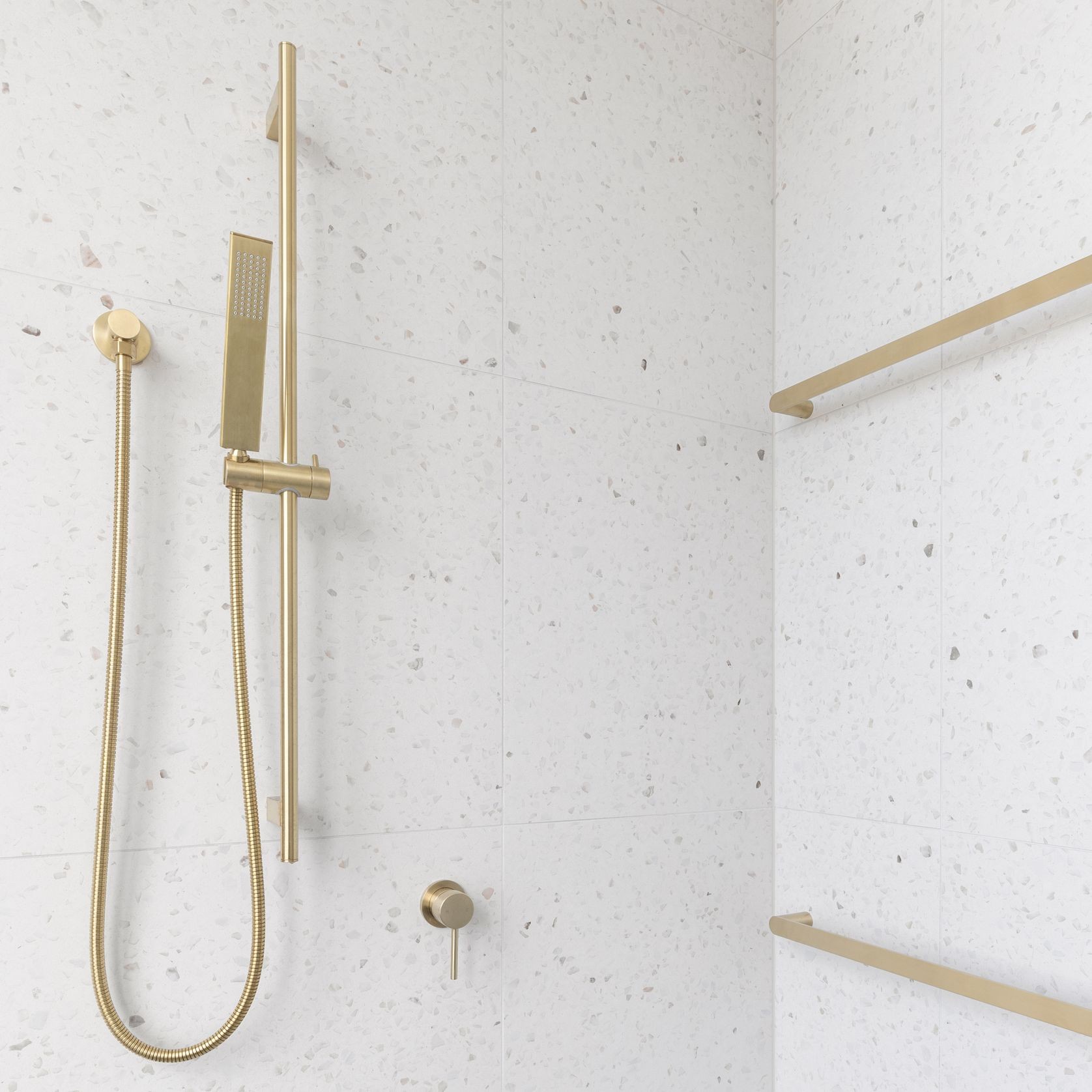 Elysian Adjustable Shower Rail gallery detail image