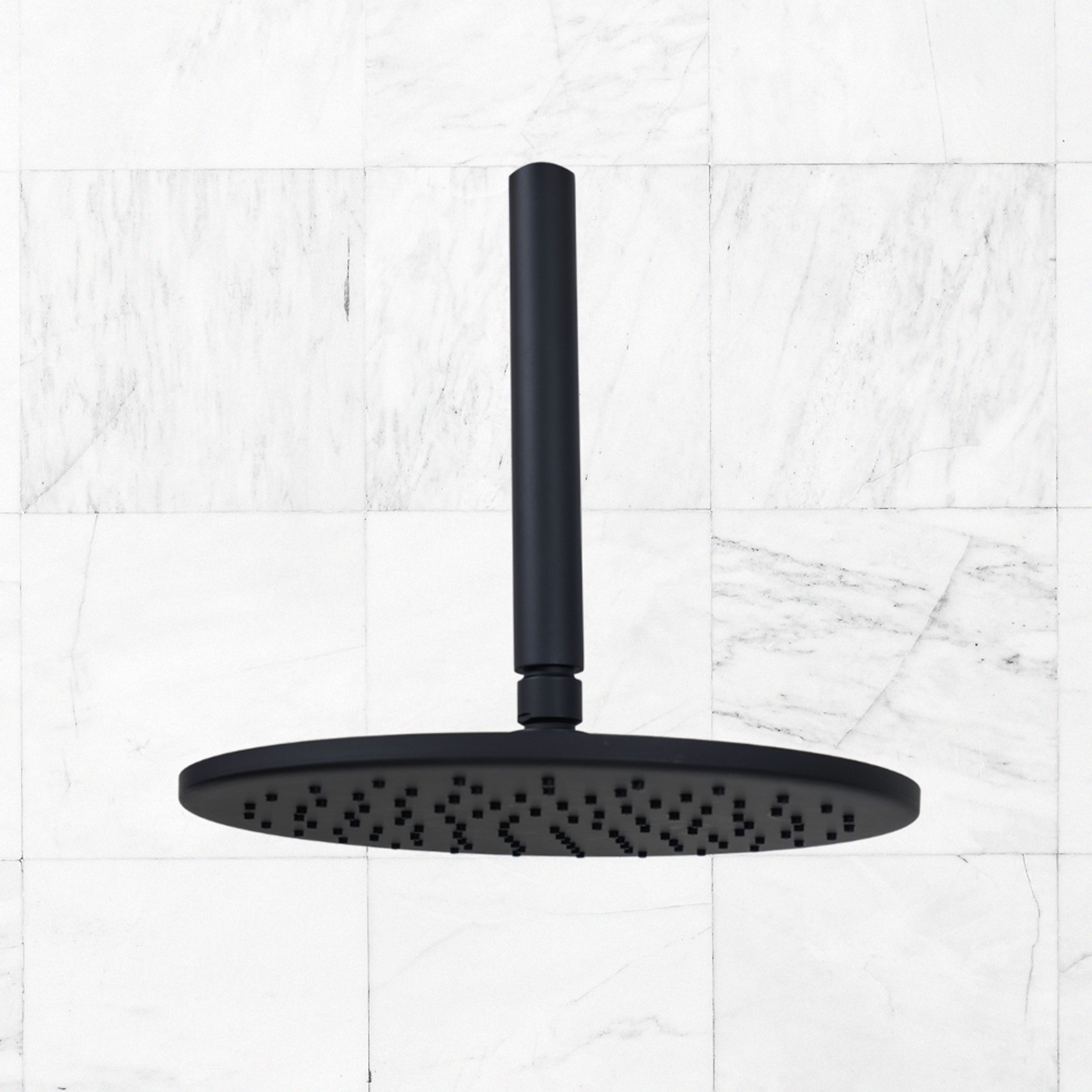 Mira Matte Black Ceiling Shower Arm gallery detail image