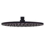 Mira 250mm Matte Black Shower Head gallery detail image