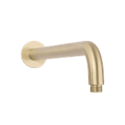 Mira Brushed Brass Gold Curved Shower Arm gallery detail image