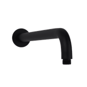 Mira Matte Black Curved Shower Arm gallery detail image