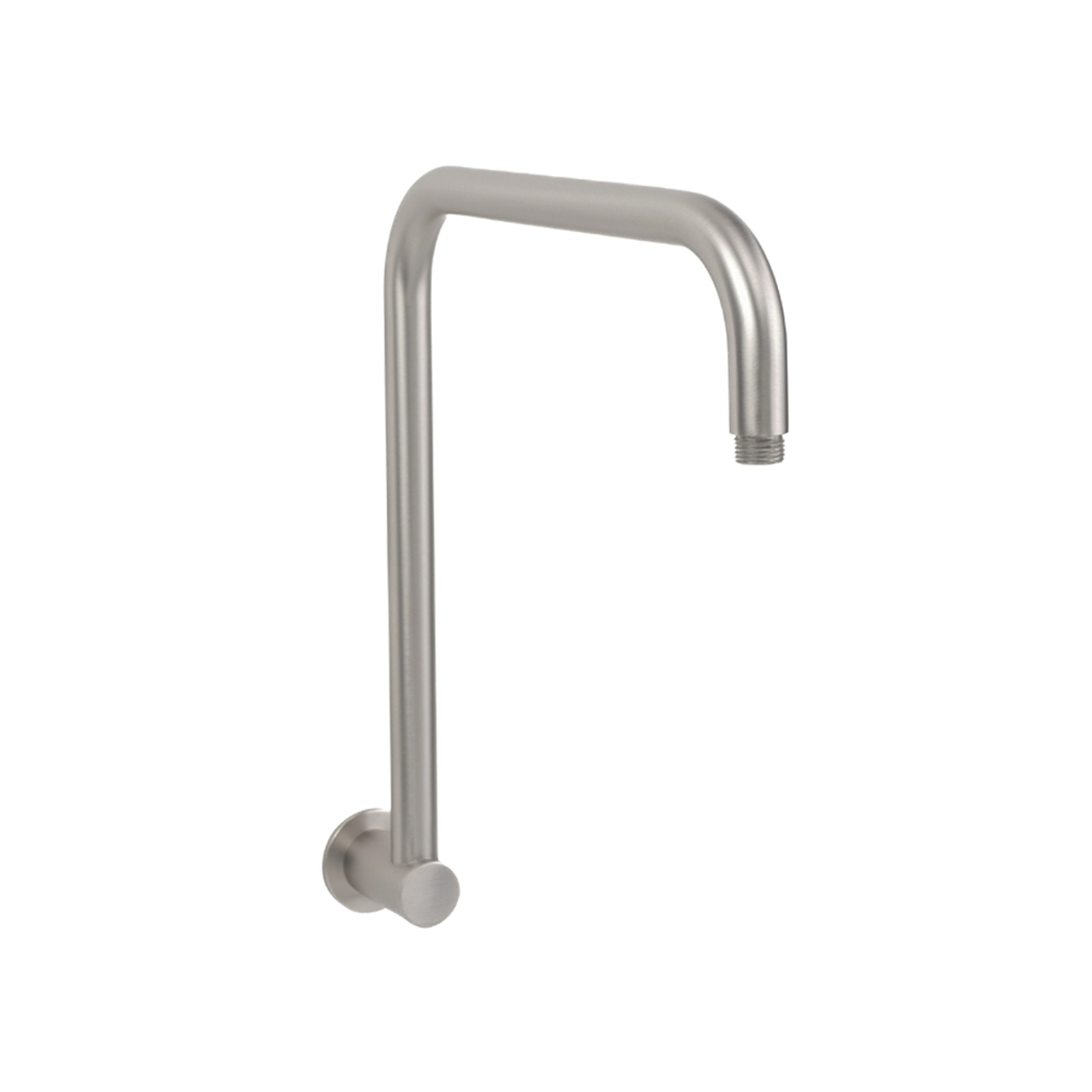 Mira Brushed Nickel High Rise Upswept Shower Arm gallery detail image
