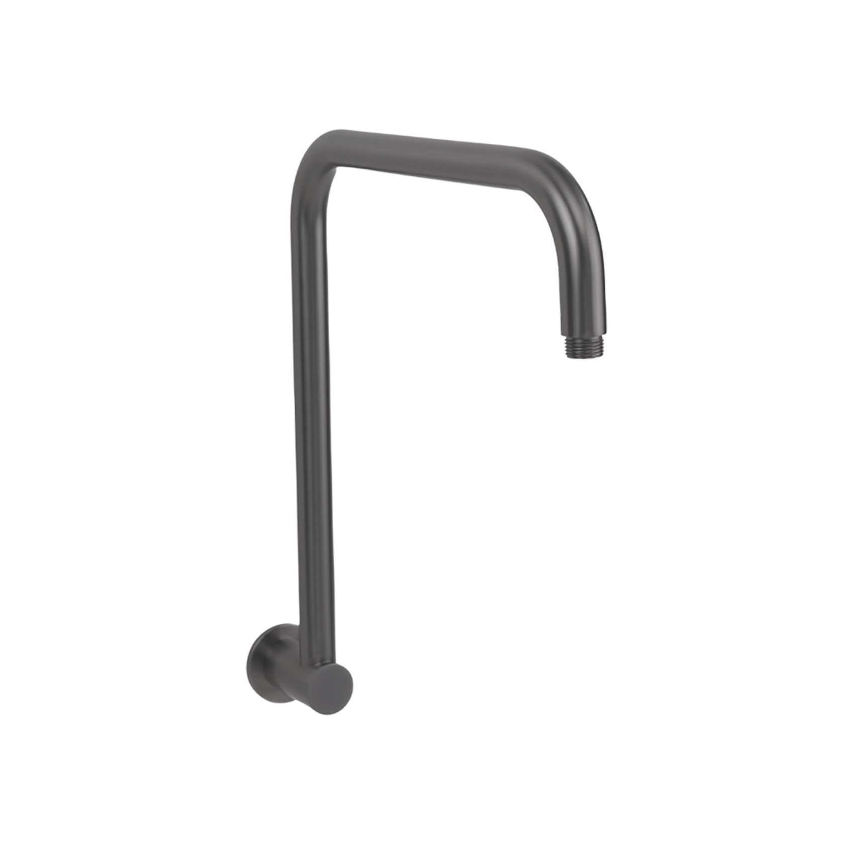 Mira Brushed Gunmetal High Rise Upswept Shower Arm gallery detail image