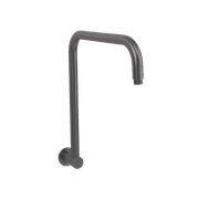 Mira Brushed Gunmetal High Rise Upswept Shower Arm gallery detail image