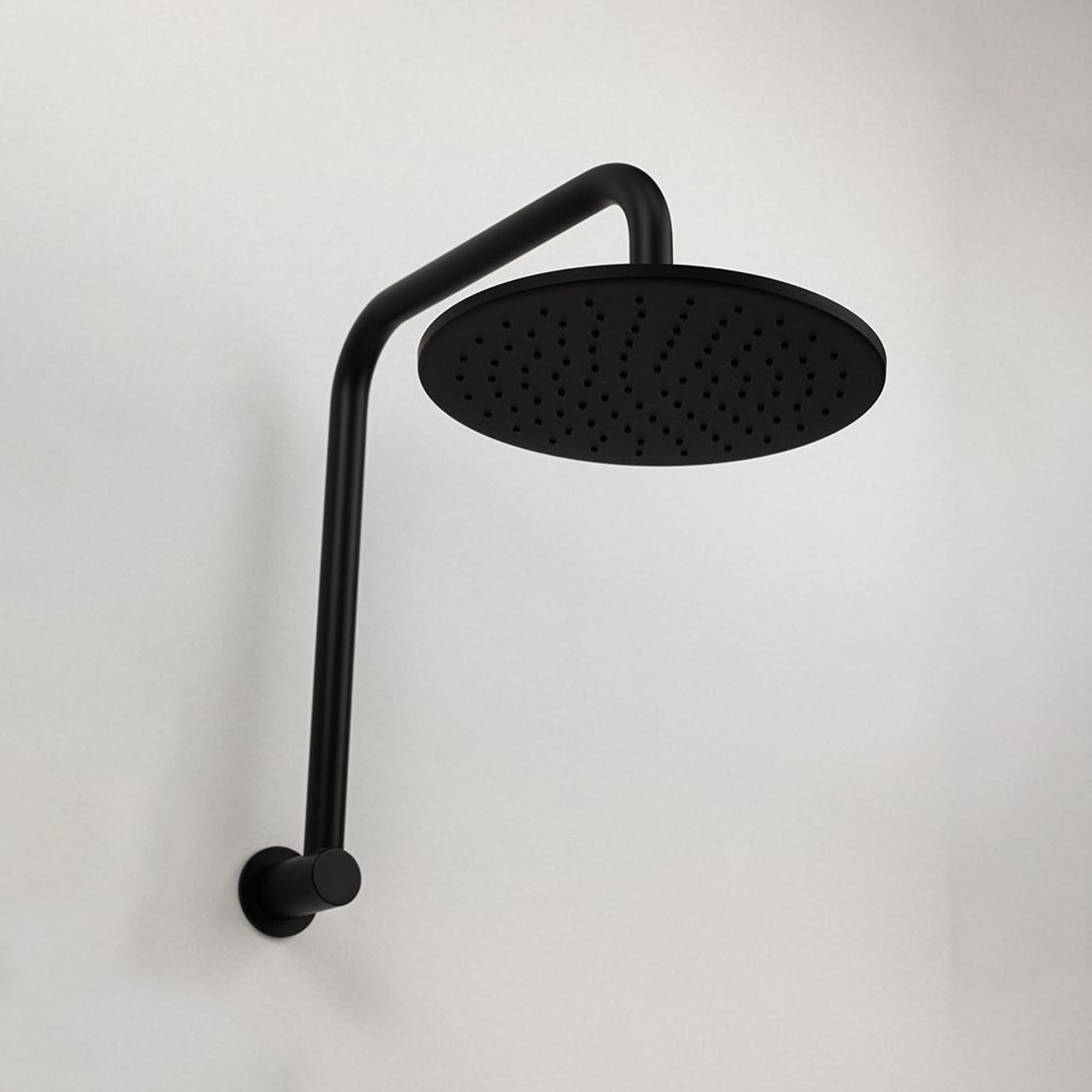 Mira 250mm Matte Black Shower Head gallery detail image