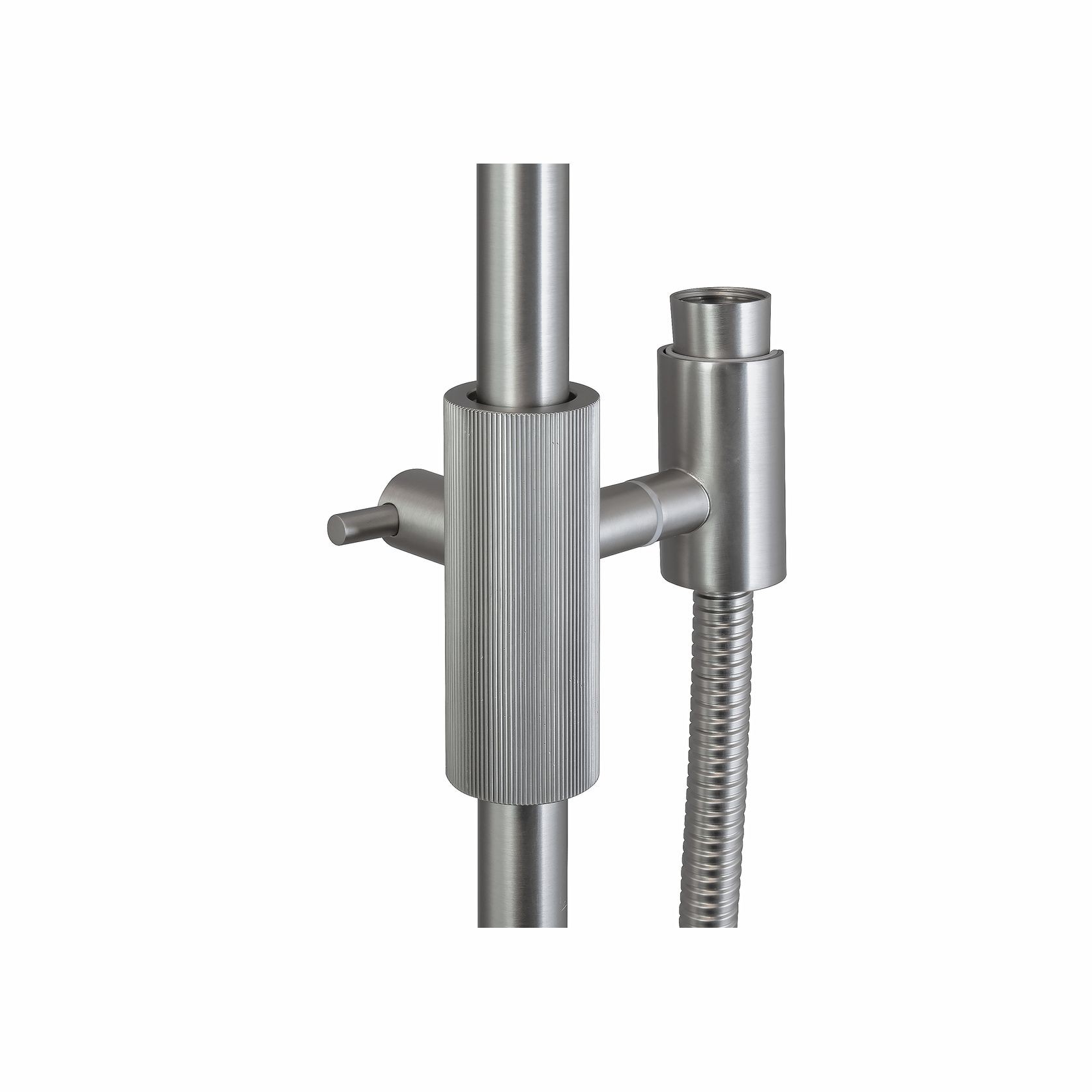 Caddence Shower Rail Brushed Nickel gallery detail image