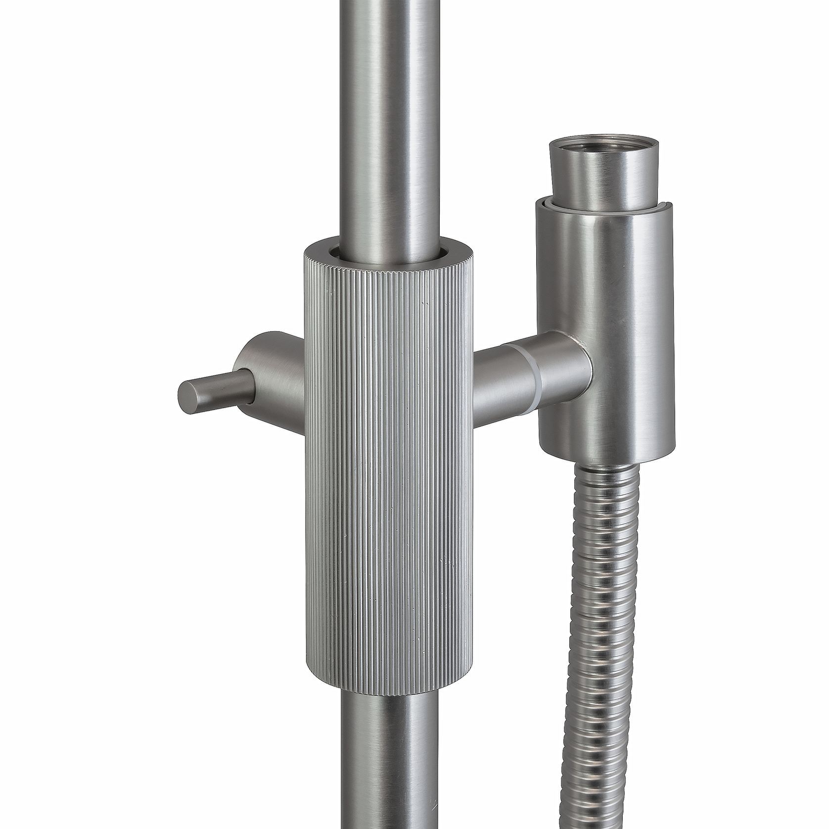 Caddence Shower Rail Brushed Nickel gallery detail image