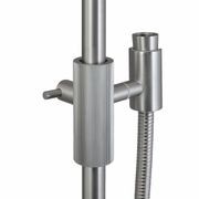 Caddence Shower Rail Brushed Nickel gallery detail image