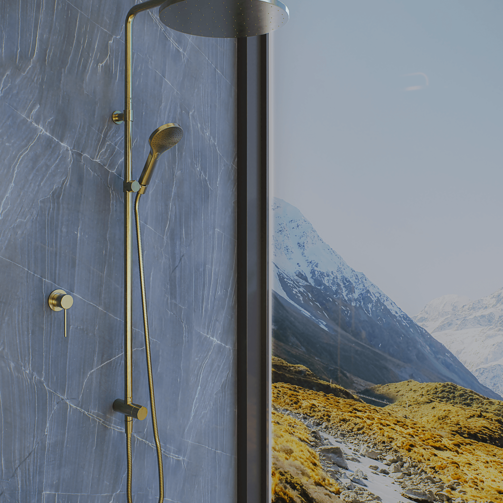 Lavish BubbleJET Twin Rail Shower gallery detail image