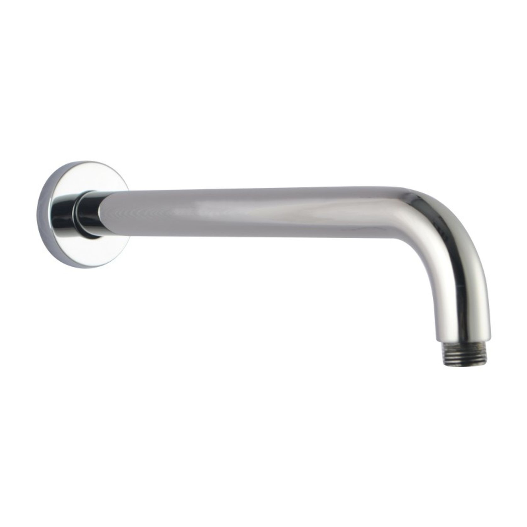 Round Wall Shower Arm 400mm Chrome gallery detail image