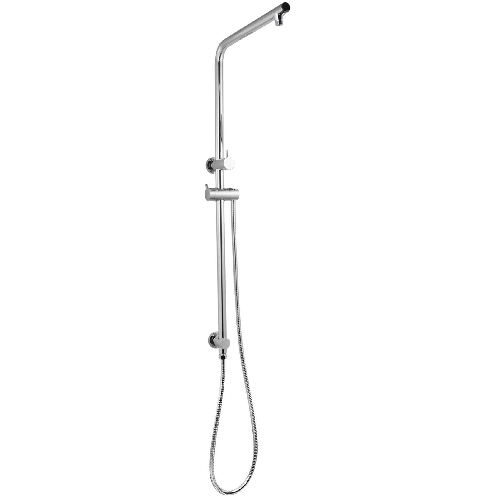 Round Shower Rail Chrome gallery detail image