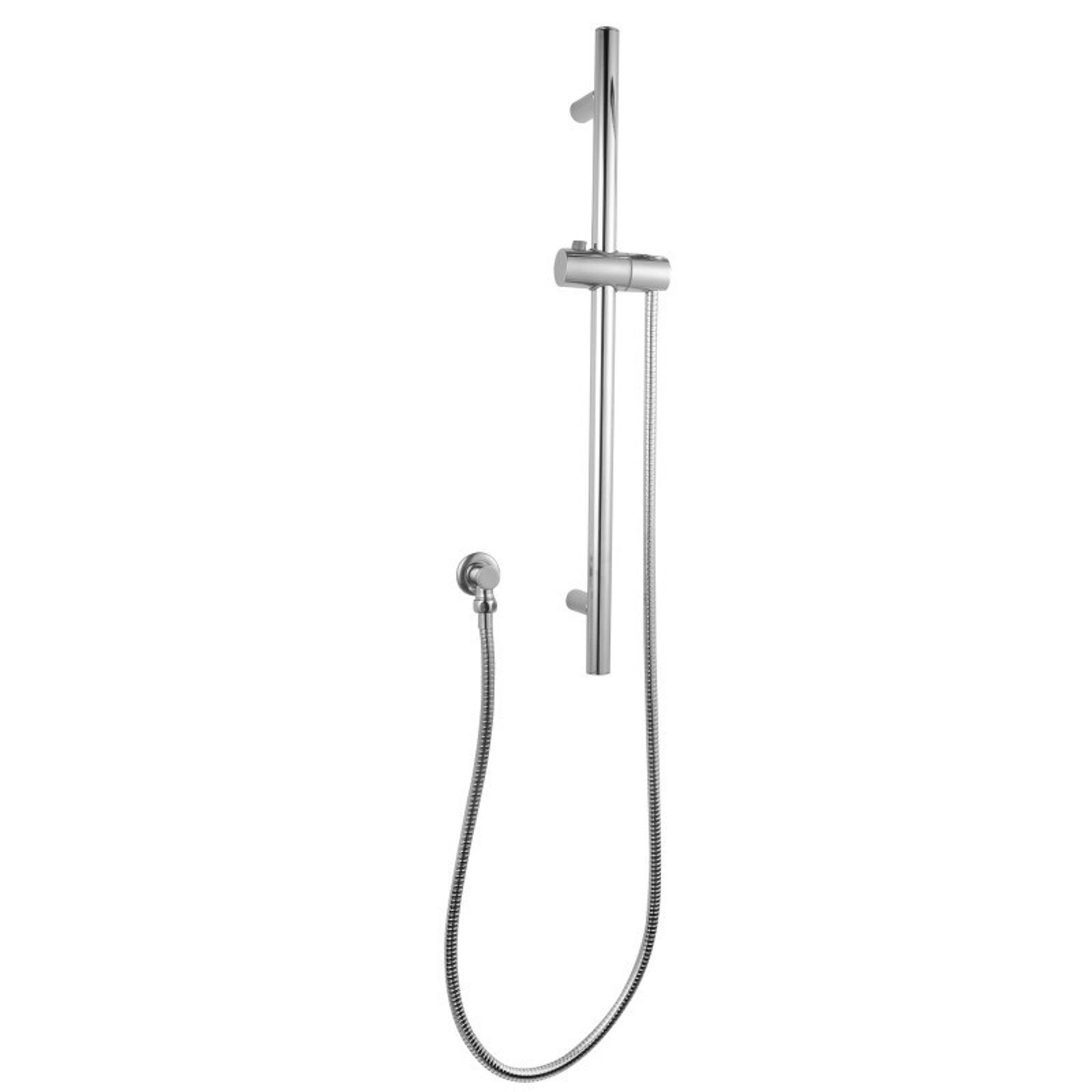 Round Shower Rail Chrome gallery detail image