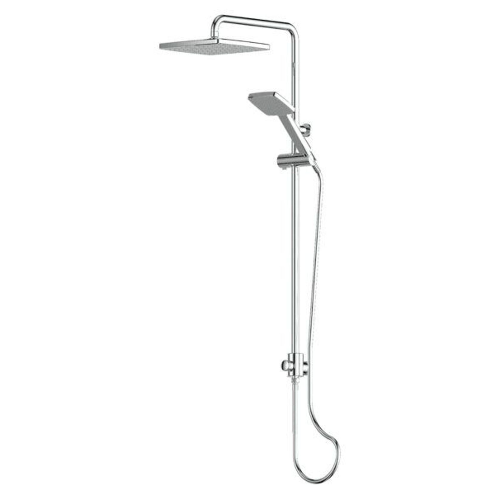 Glide Syntra RainBoost Twin Rail Shower gallery detail image
