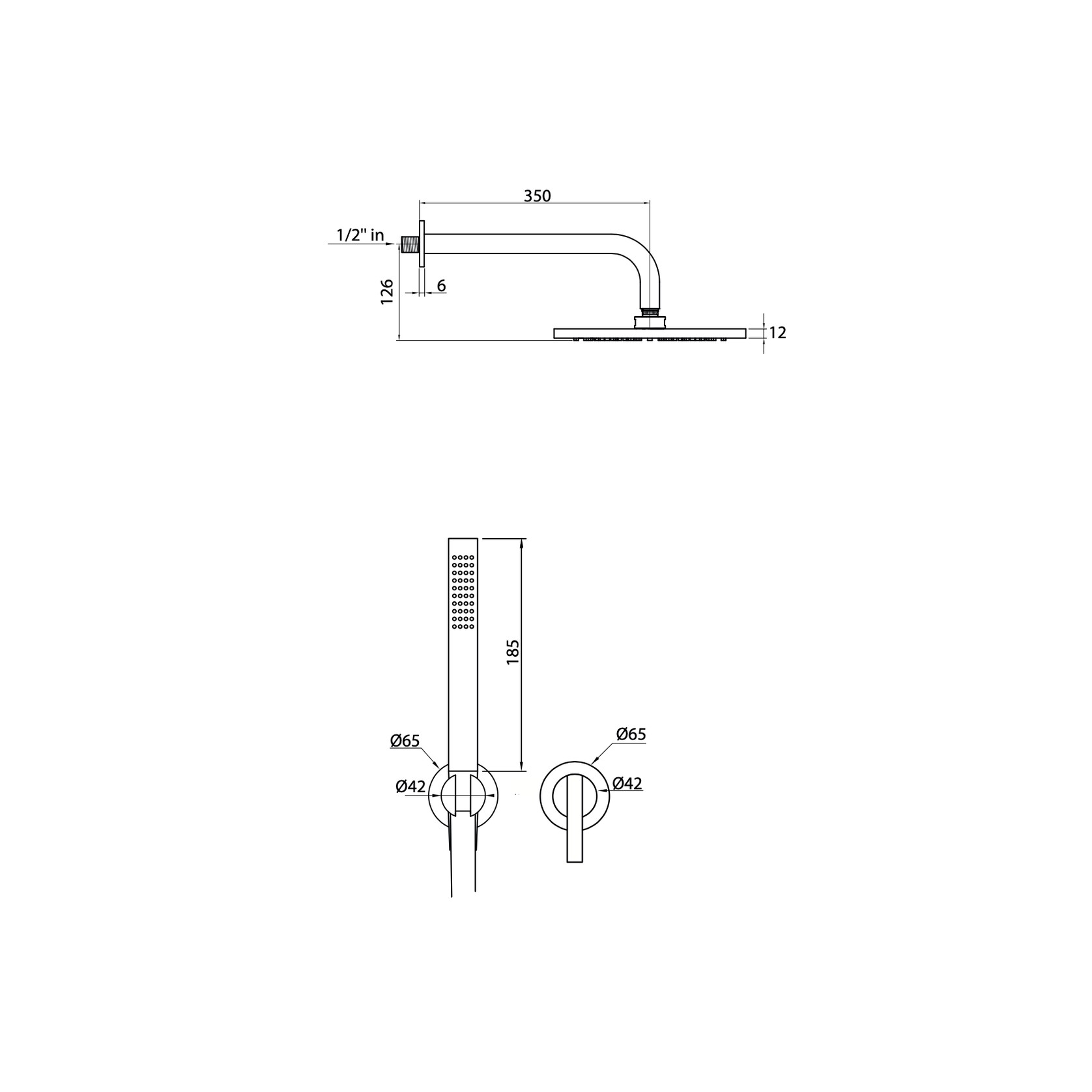 Antonio Frattini DO88 Shower Set gallery detail image