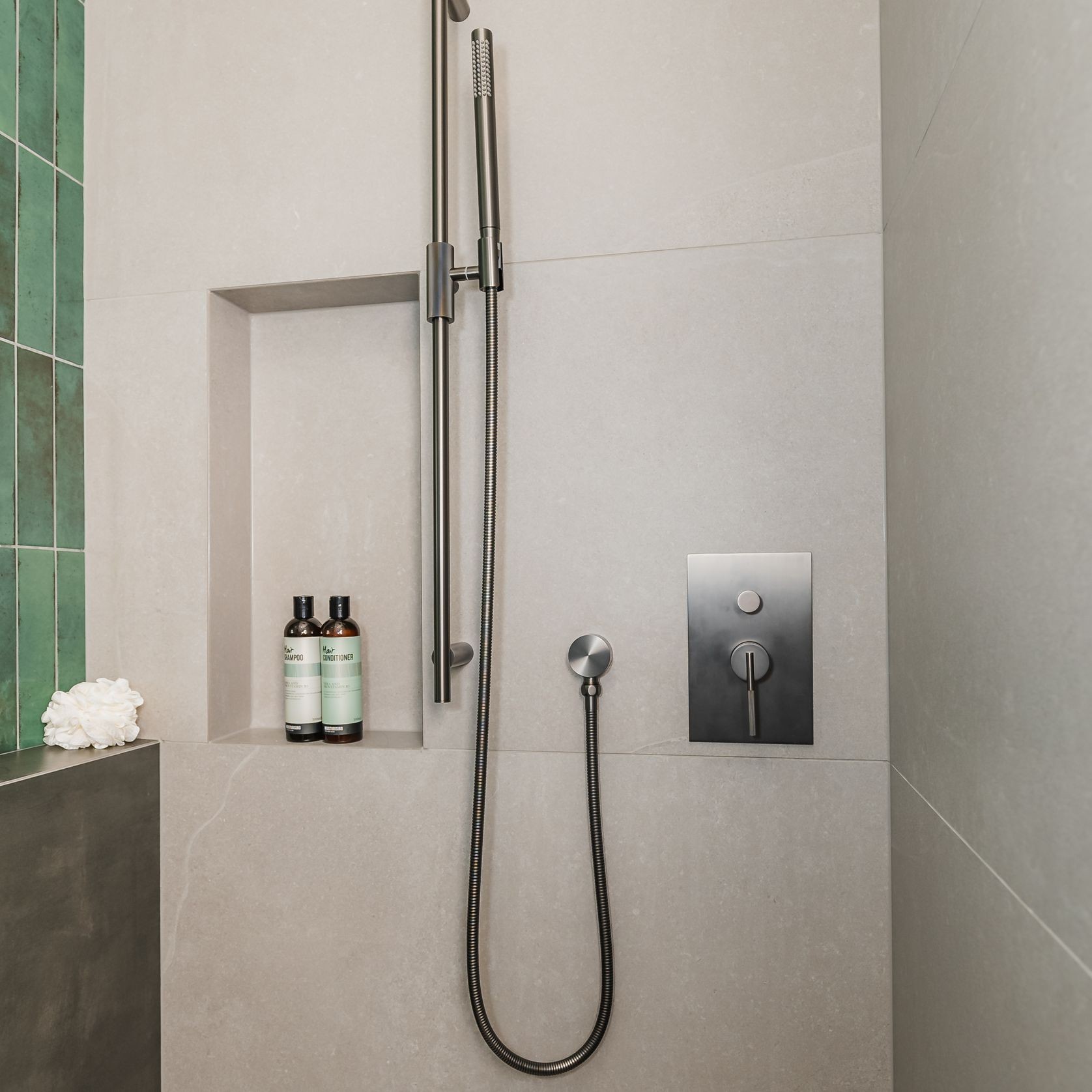 Caddence Shower Rail Gun Metal Grey gallery detail image