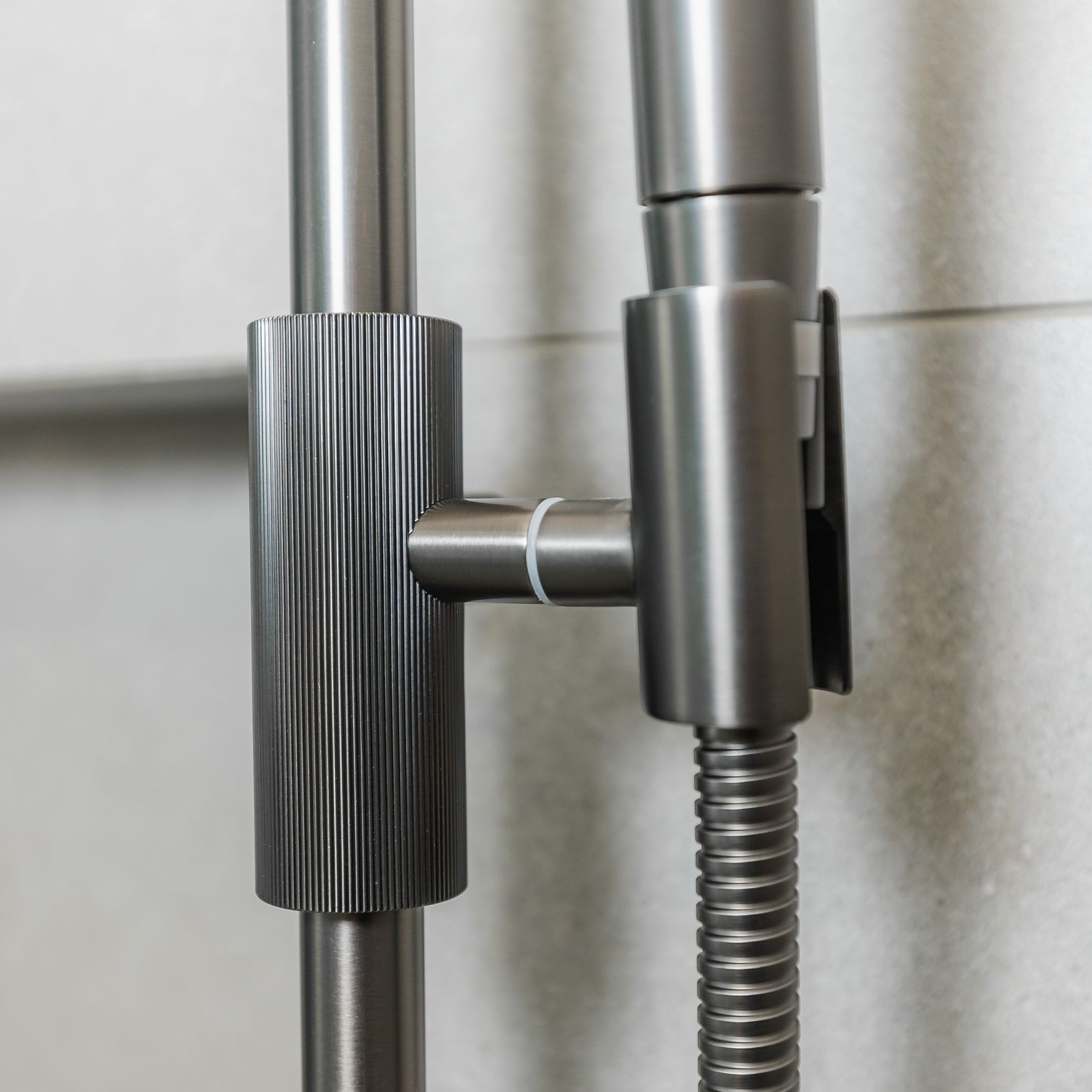 Caddence Shower Rail Gun Metal Grey gallery detail image