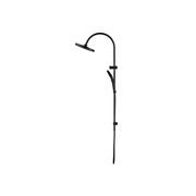 Mica Fluted Gooseneck Shower Rail gallery detail image
