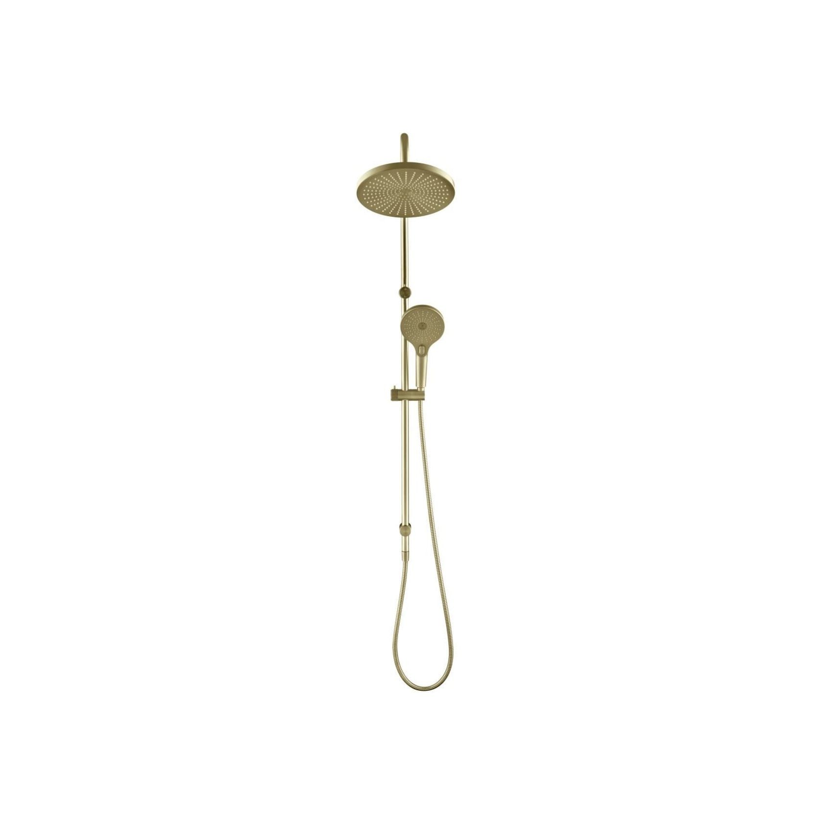 Mica Fluted Gooseneck Shower Rail gallery detail image