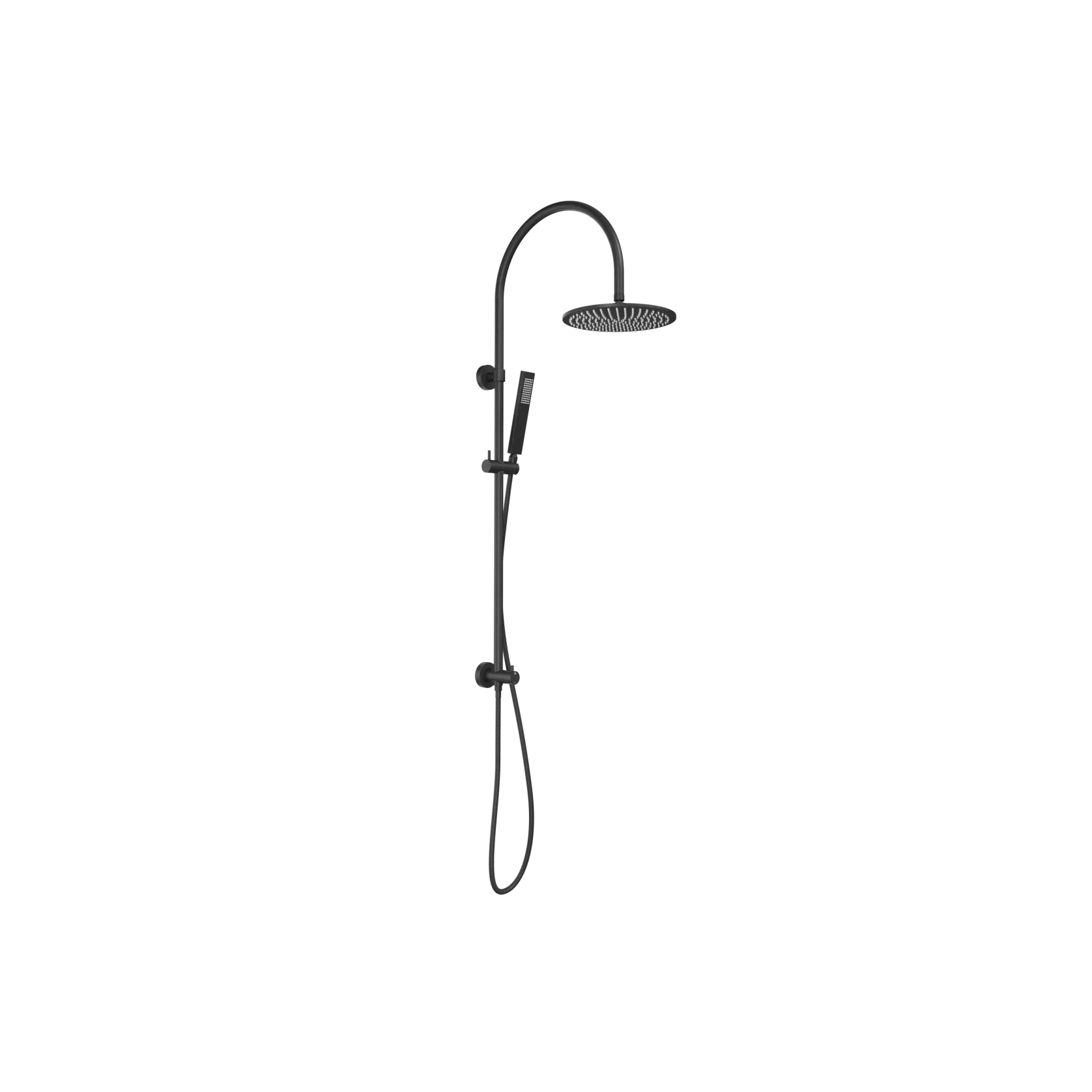 Elysian Gooseneck Shower Rail Set gallery detail image
