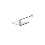 Cube Rain Shower with Wall Arm Brushed Nickel gallery detail image