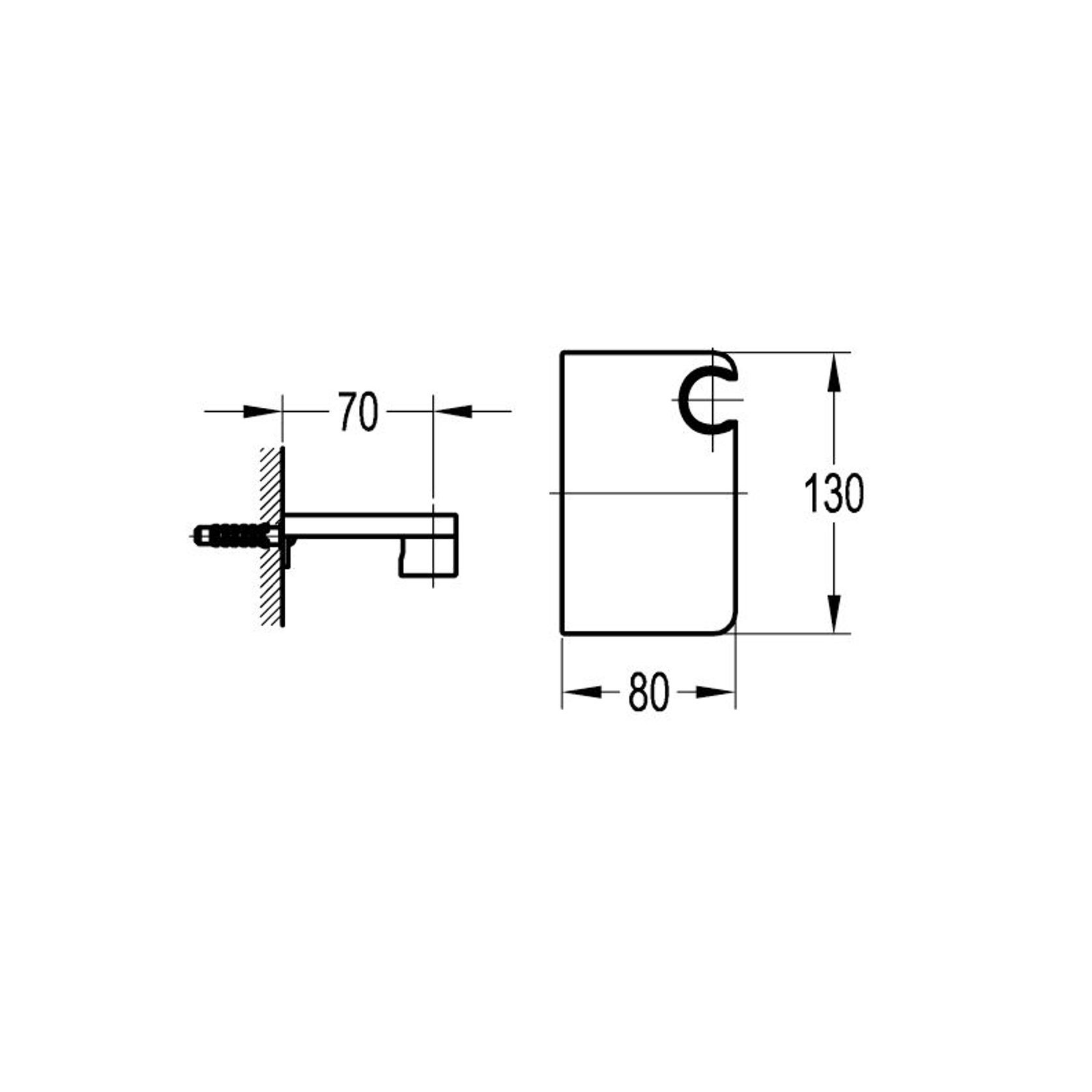 Elisa Body Spray Set Chrome gallery detail image