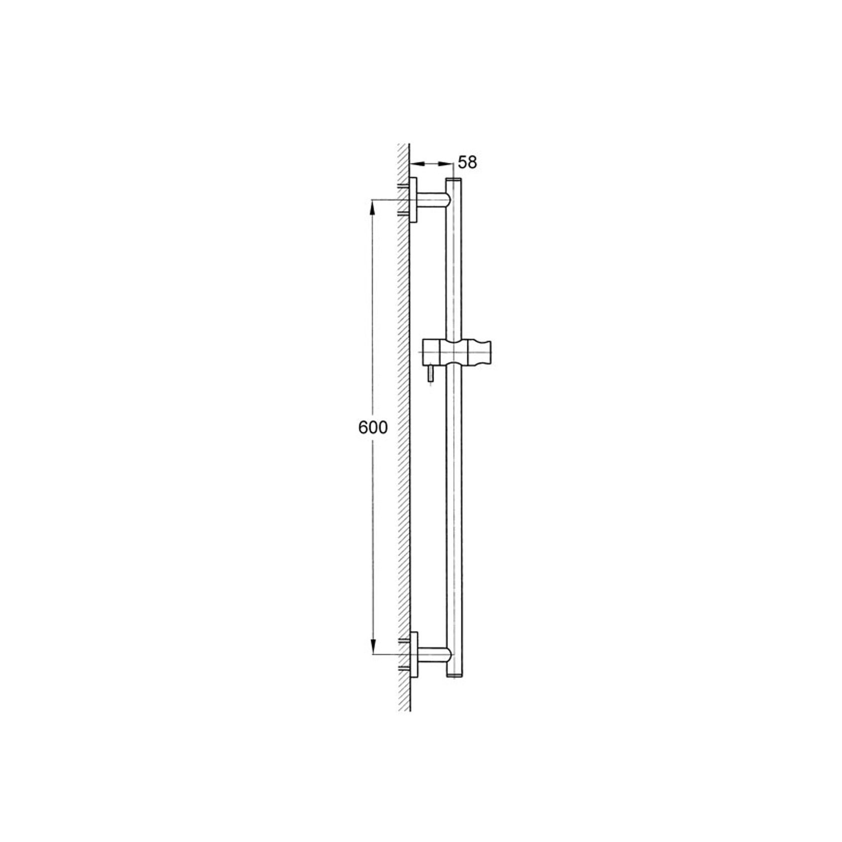 Elisa Slide Shower 3 Function Handshower Chrome gallery detail image
