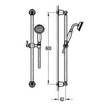 Liberty Slide Shower 1 Function Chrome gallery detail image