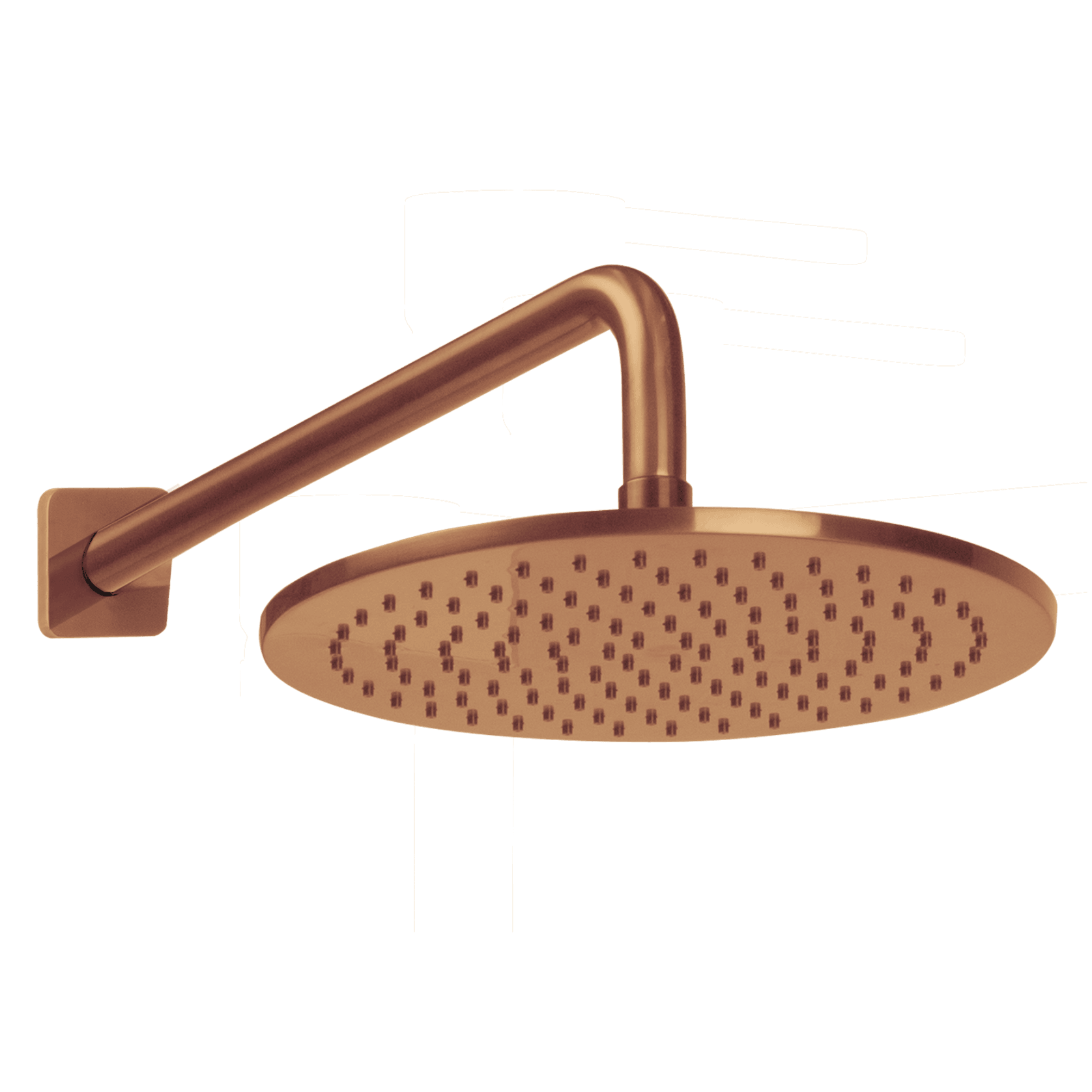 Loft Rain Shower with Wall Arm Brushed Copper gallery detail image