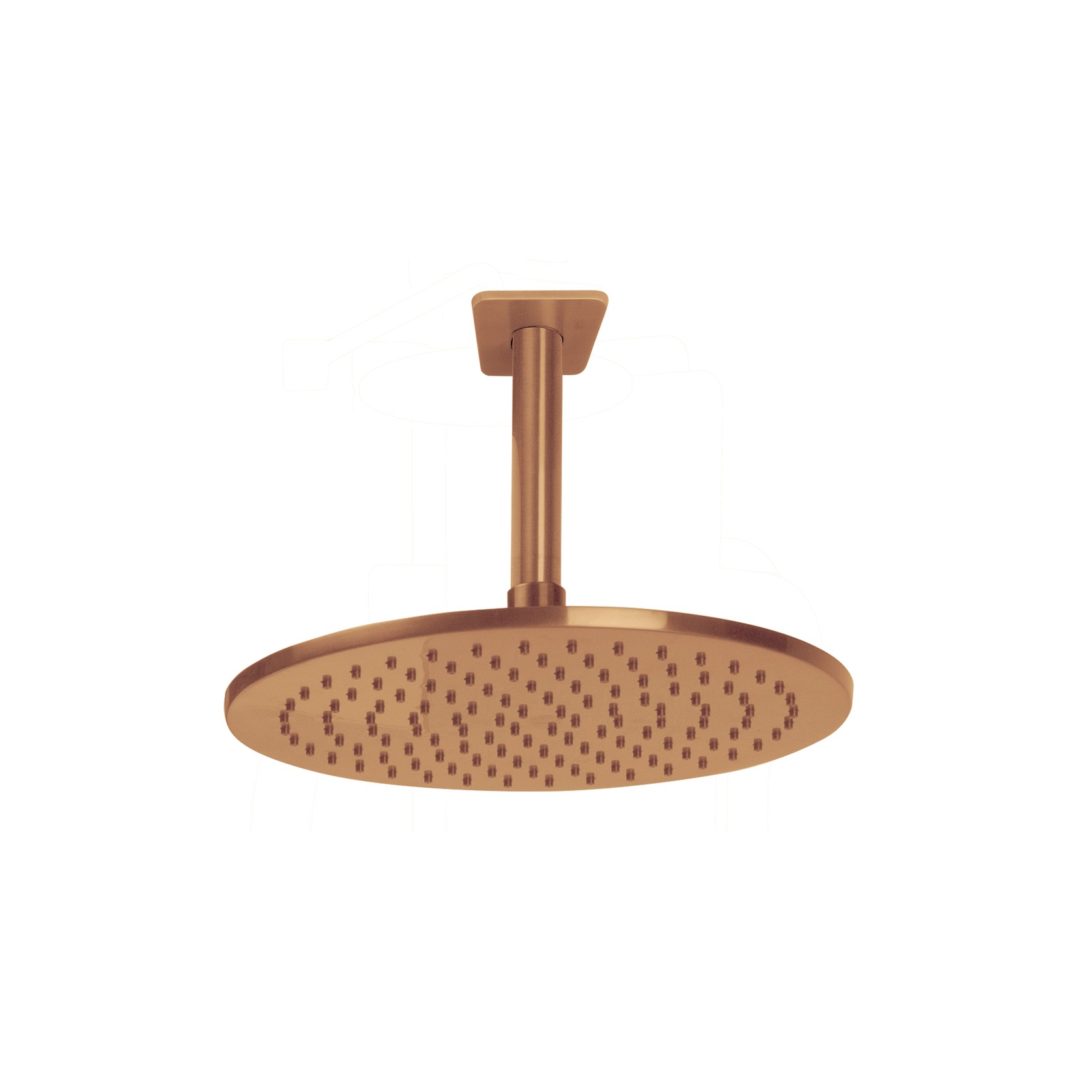 Loft Rain Shower with Ceiling Arm Brushed Copper gallery detail image