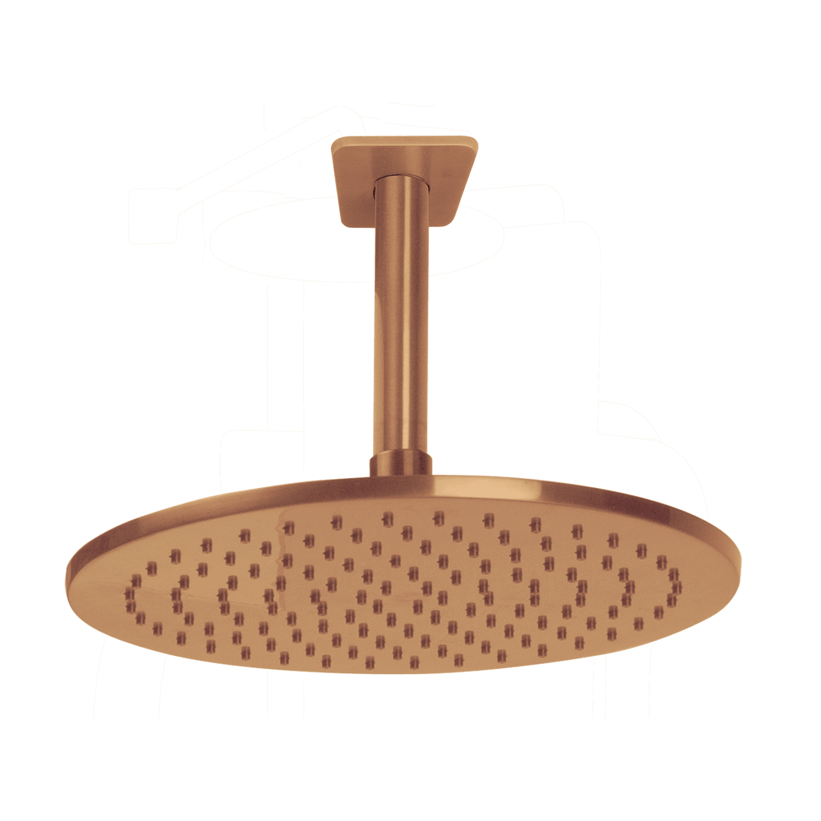 Loft Rain Shower with Ceiling Arm Brushed Copper gallery detail image