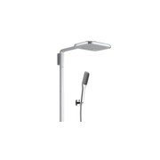 Modern Shower Tower with Mixer Chrome gallery detail image