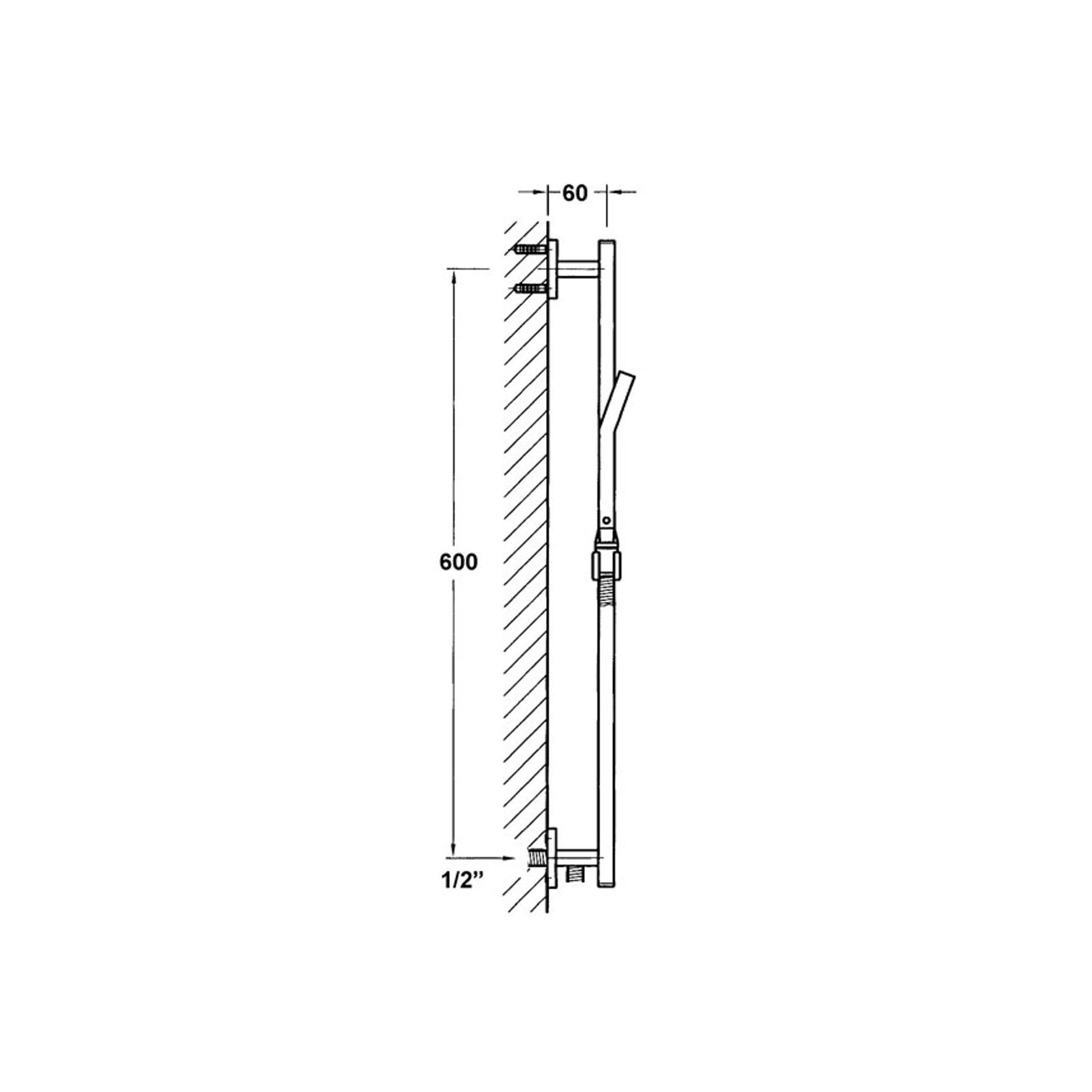 Modern Slide Shower 3 Function Handshower Chrome gallery detail image