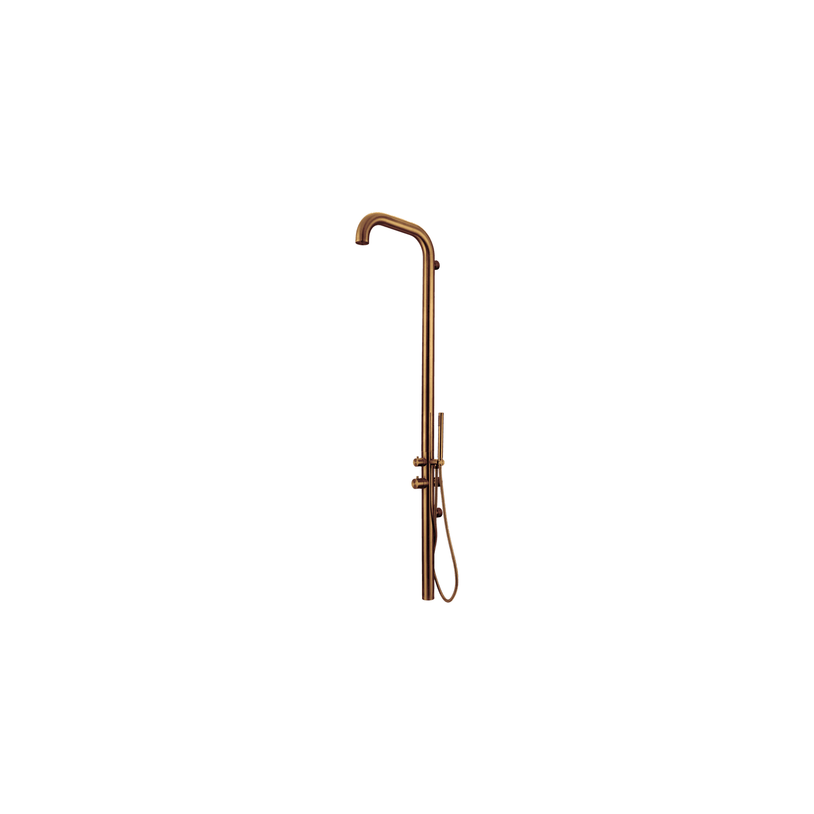 Pacific Outdoor Shower Tower Brushed Copper gallery detail image