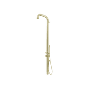 Pacific Outdoor Shower Tower Brushed Gold gallery detail image