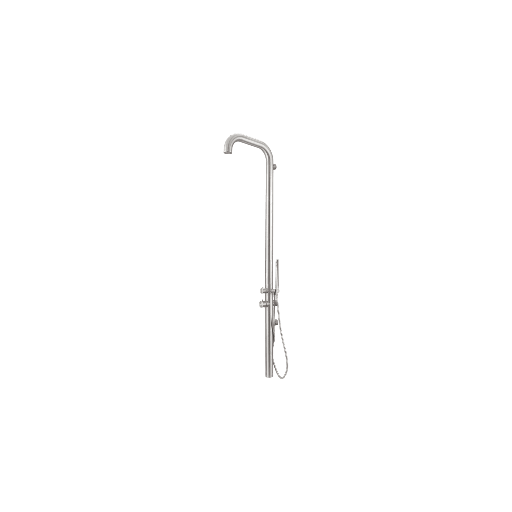 Pacific Outdoor Shower Tower Brushed Stainless gallery detail image